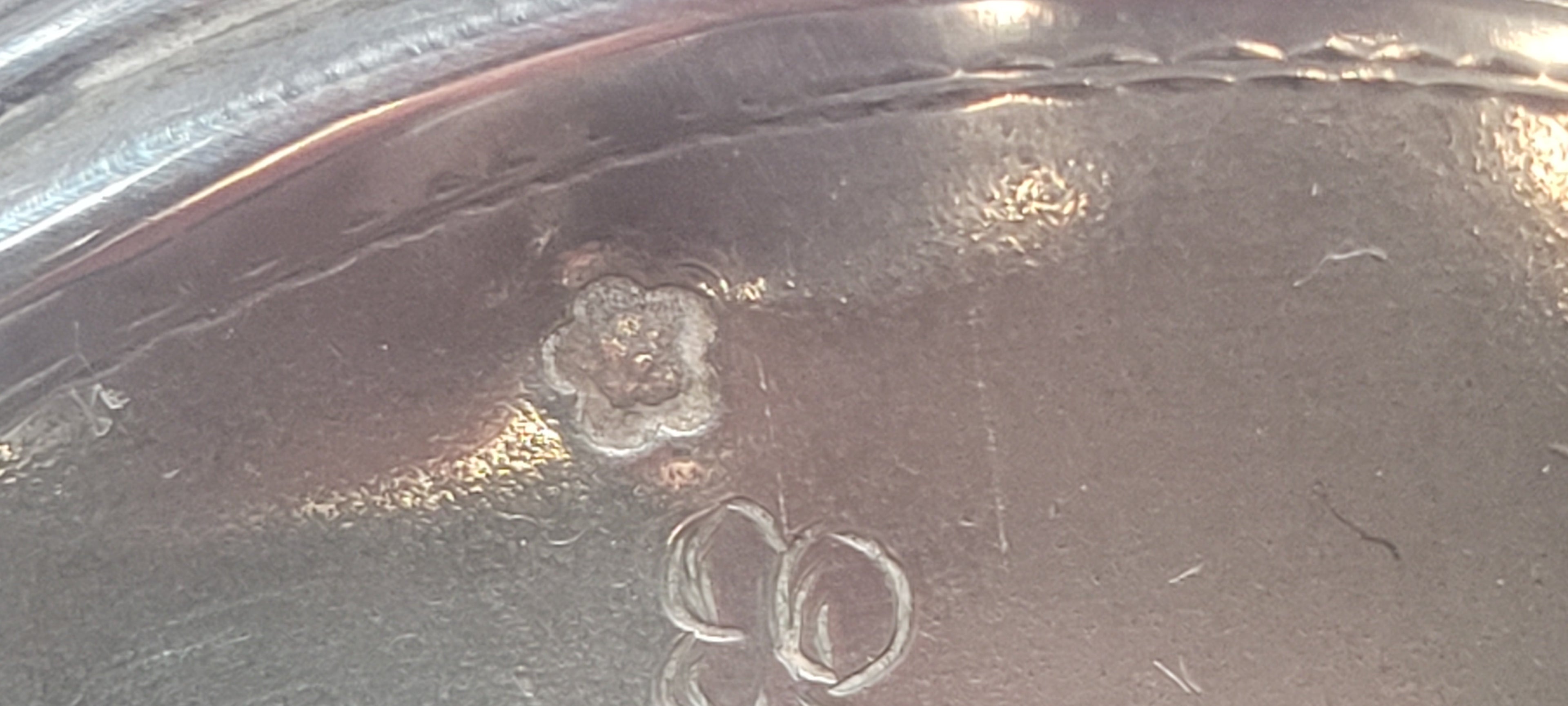 Antique Austro Hungarian Sterling Silver Gothic Compote Vienna c1870 215g