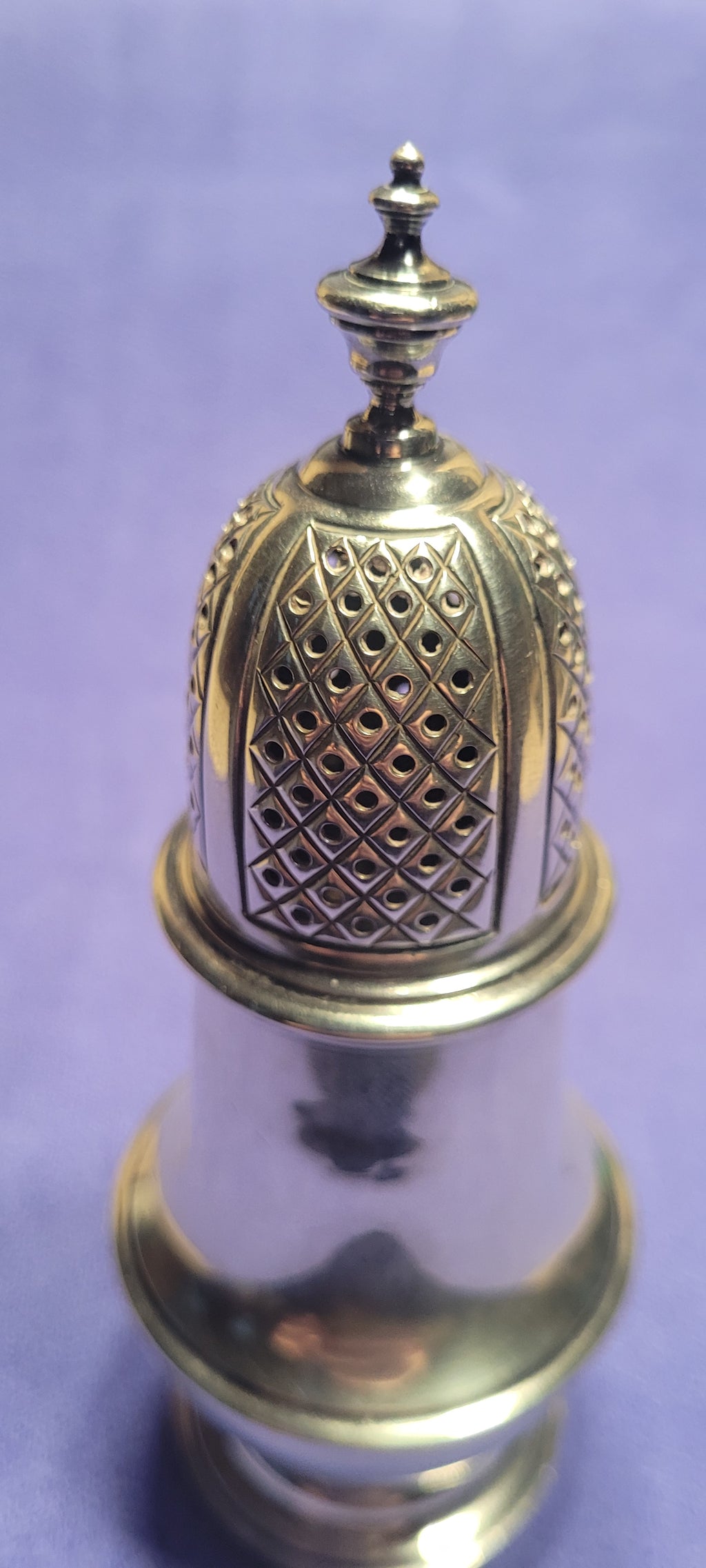 Antique Silver Sugar Castor London 1957 107g Mills & Hersey Hallmarked