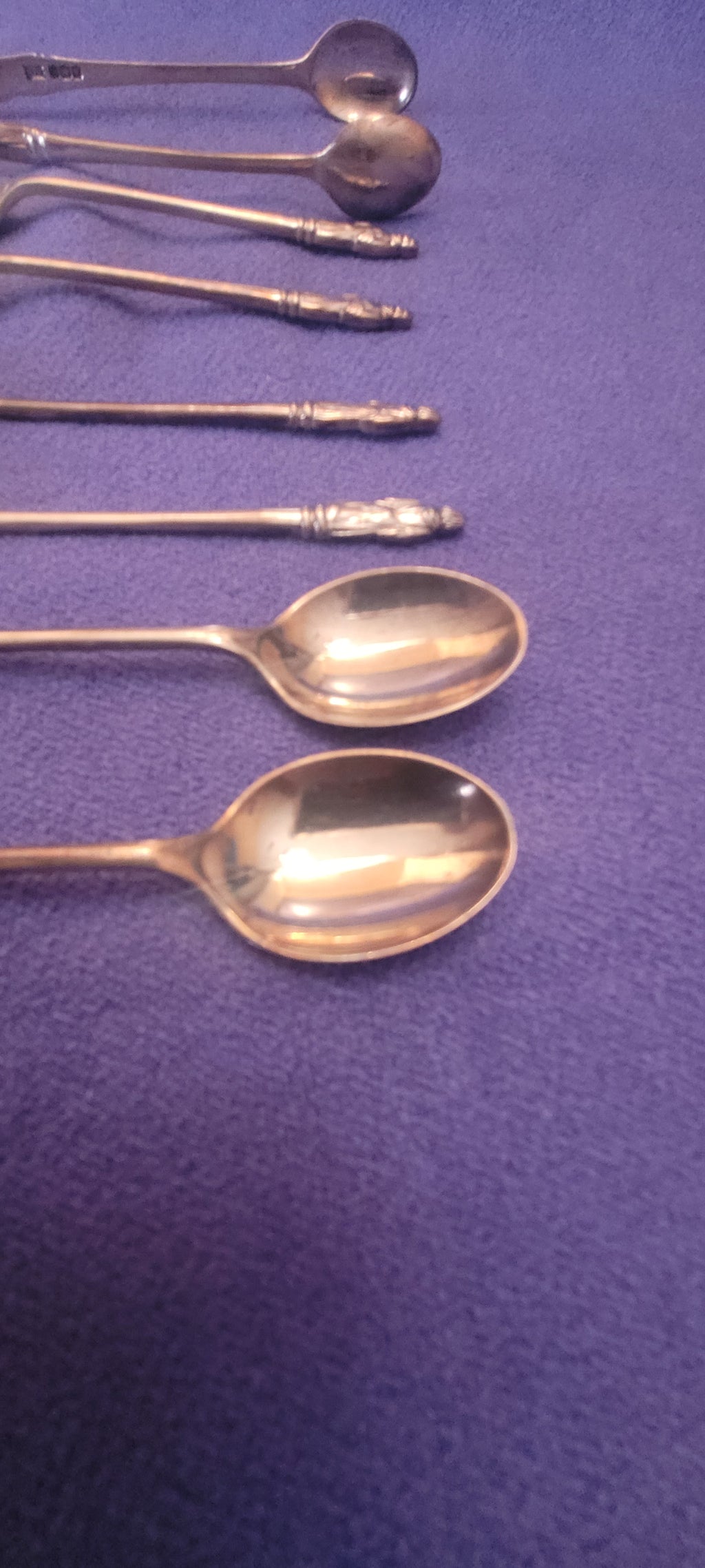 Antique Cased Solid Silver Spoon & Tong Set Walker & Hall 1923 98g