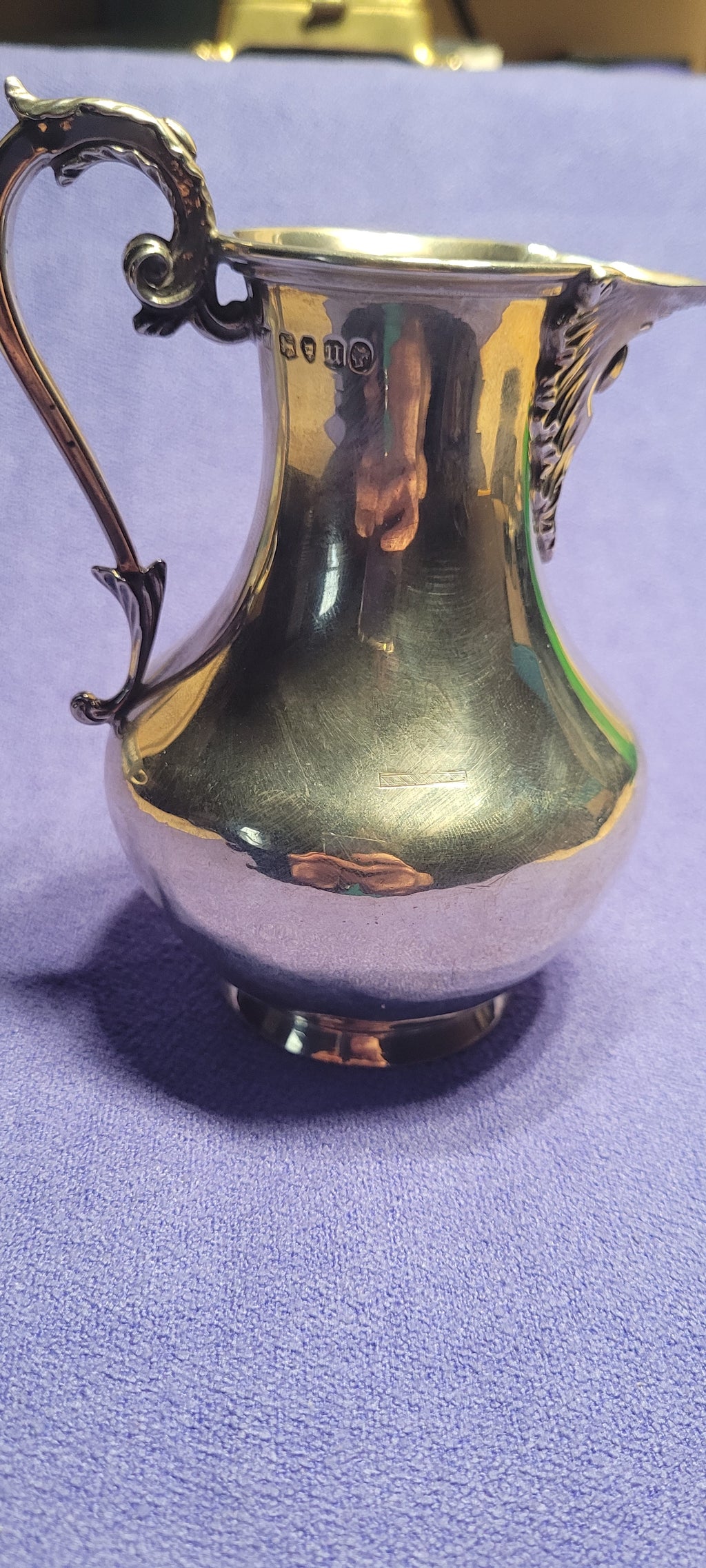 Antique Solid Silver Cream Jug Thomas White London 1875 Hallmarked 185g