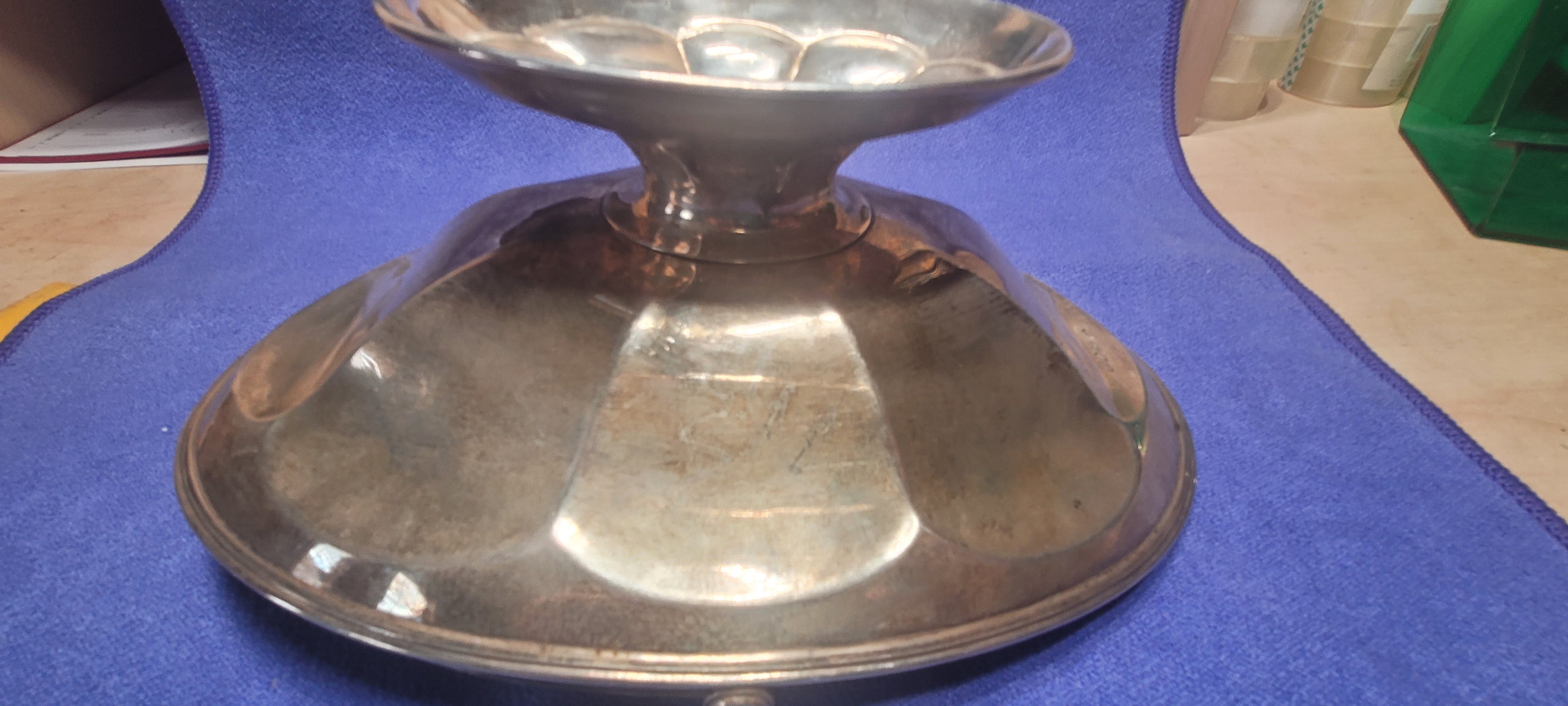 Solid Silver Fruit Handled Basket,Holland Aldwinckle & Slater,London,344g ,1909