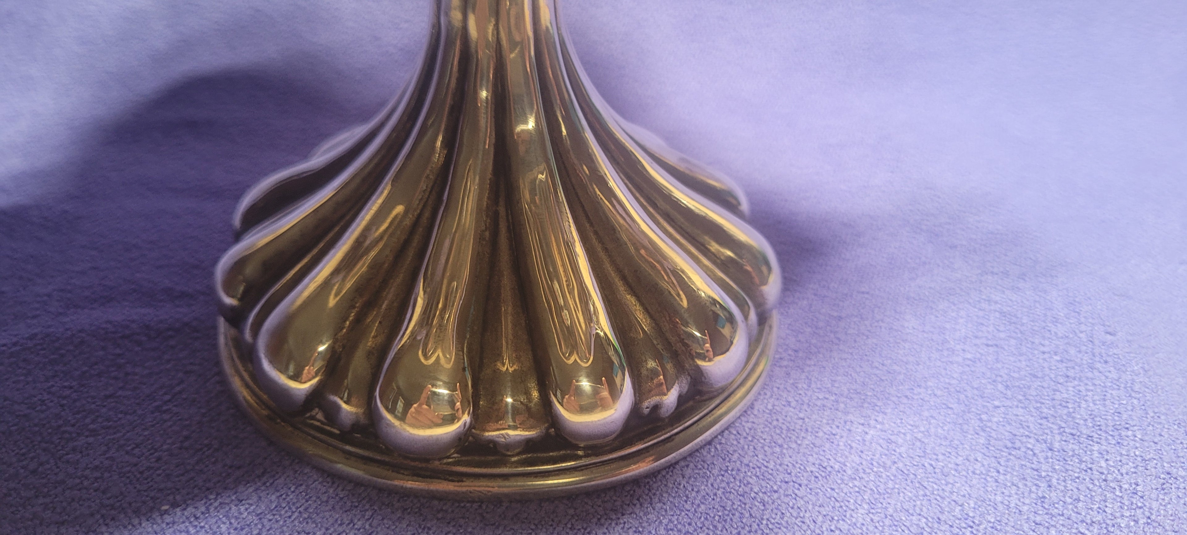 Antique Austro Hungarian Sterling Silver Gothic Compote Vienna c1870 215g