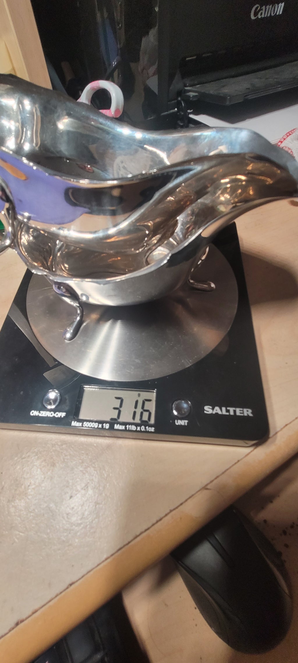 Pair Sterling Silver Sauce Boats Sheffield 1931 Emile Viner 316g Hallmarked