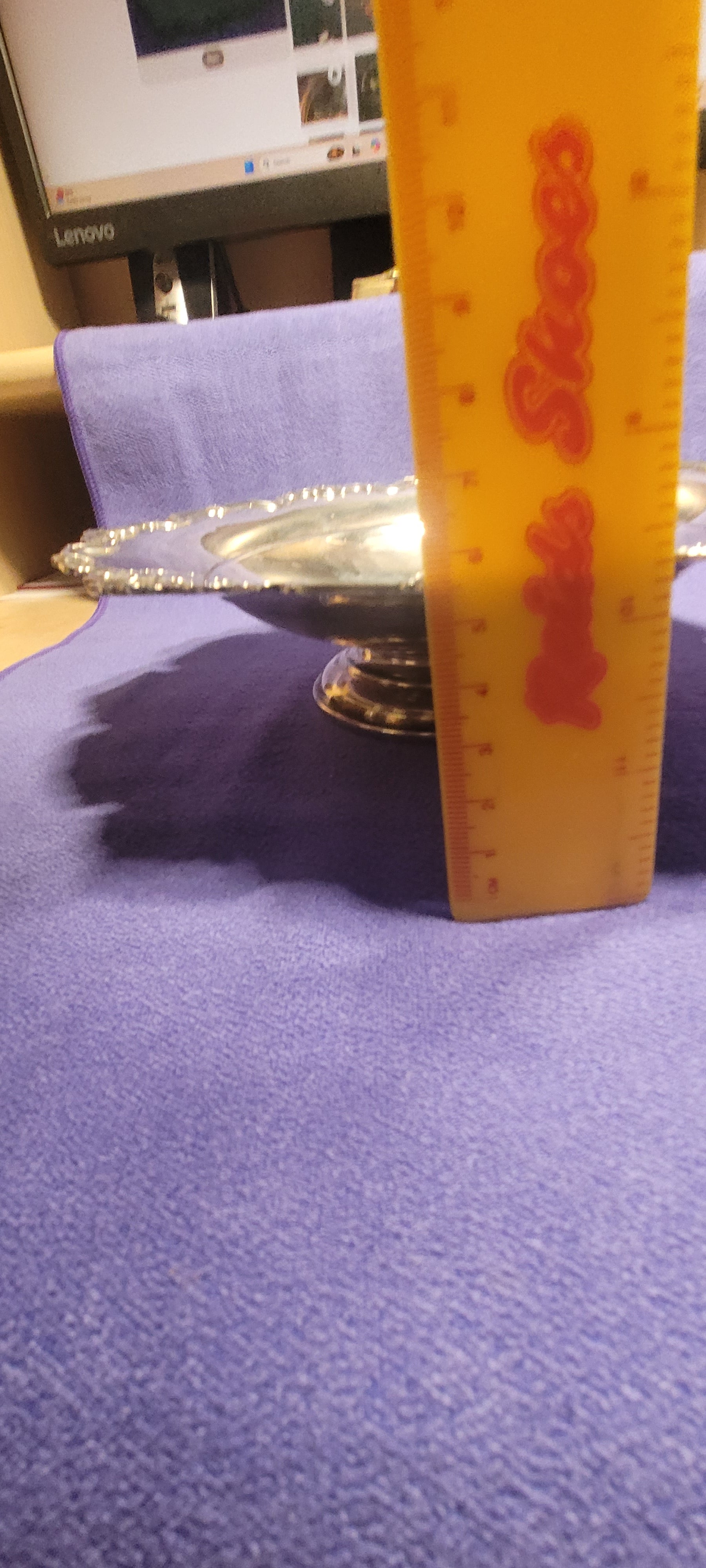 Mappin & Webb , Sterling Silver Large Tazza Dish , Sheffield , 1945 , 296g