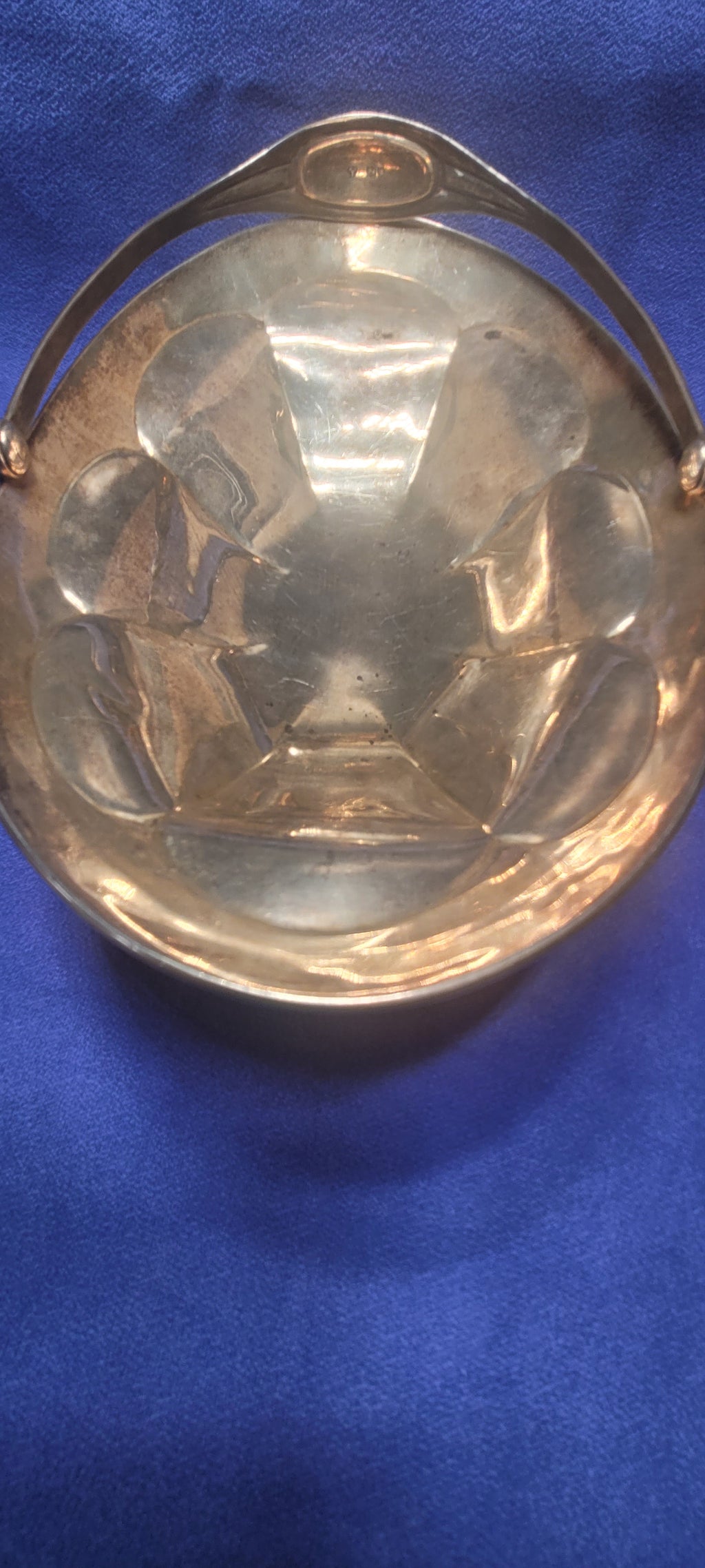 Solid Silver Fruit Handled Basket,Holland Aldwinckle & Slater,London,344g ,1909