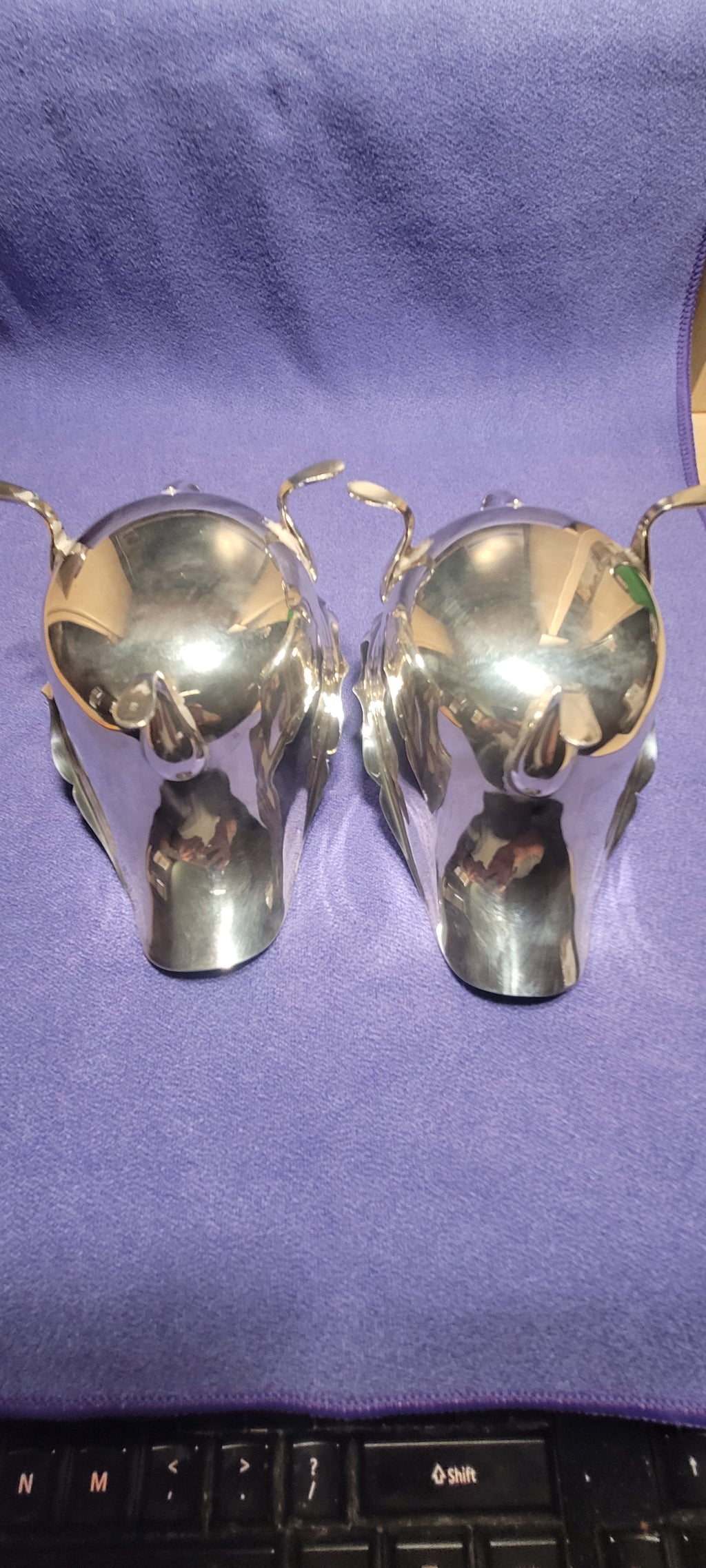 Pair Sterling Silver Sauce Boats Sheffield 1931 Emile Viner 316g Hallmarked