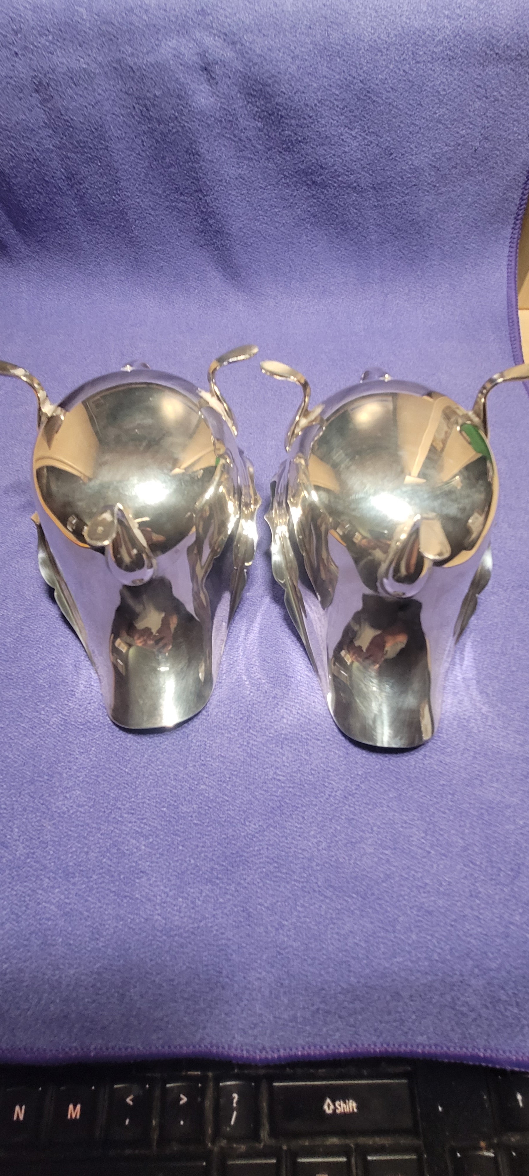 Pair Sterling Silver Sauce Boats Sheffield 1931 Emile Viner 316g Hallmarked