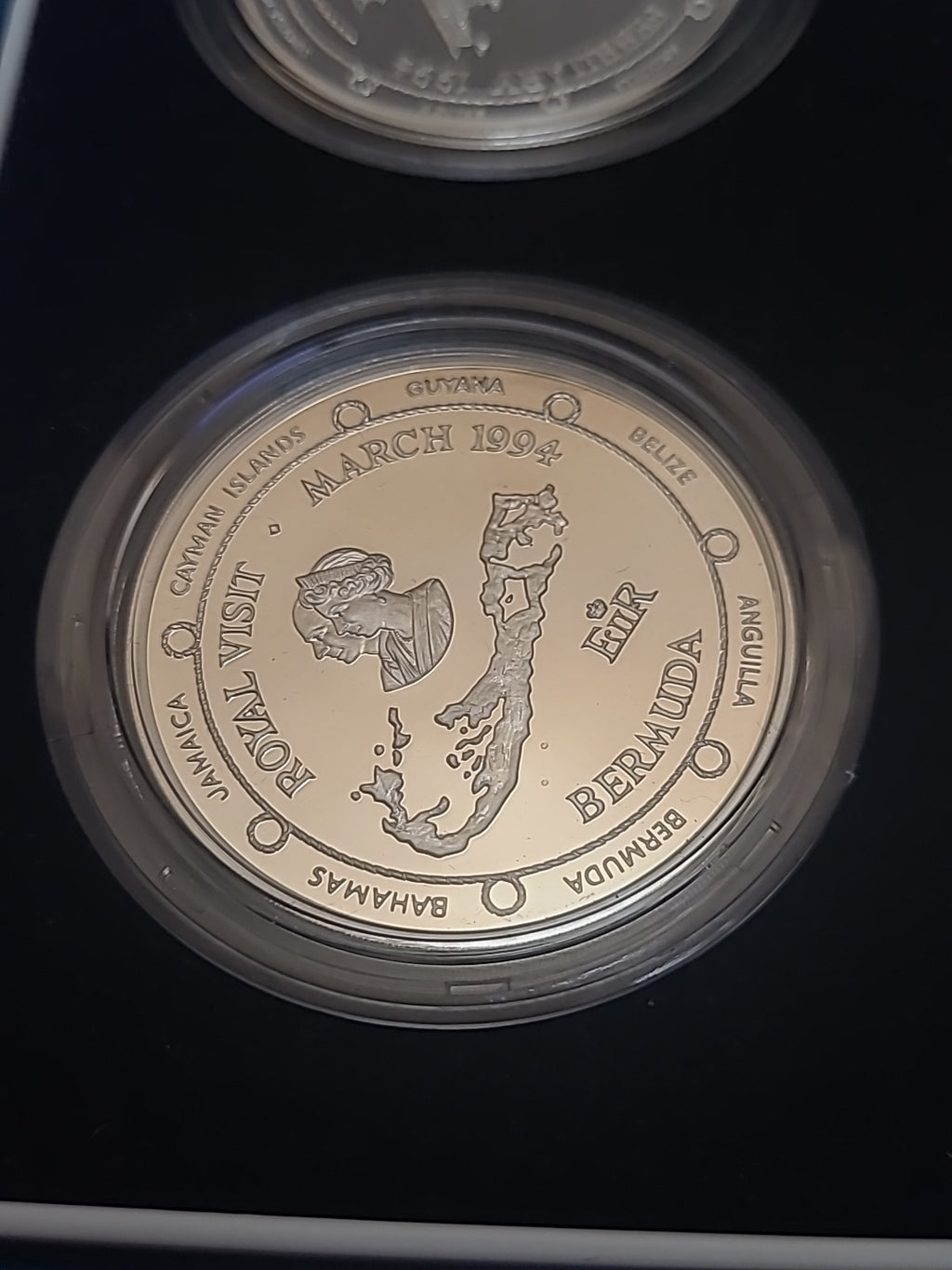 1994 Caribbean Royal Visit Silver Proof Collection –6 Sterling Silver Coins, COA