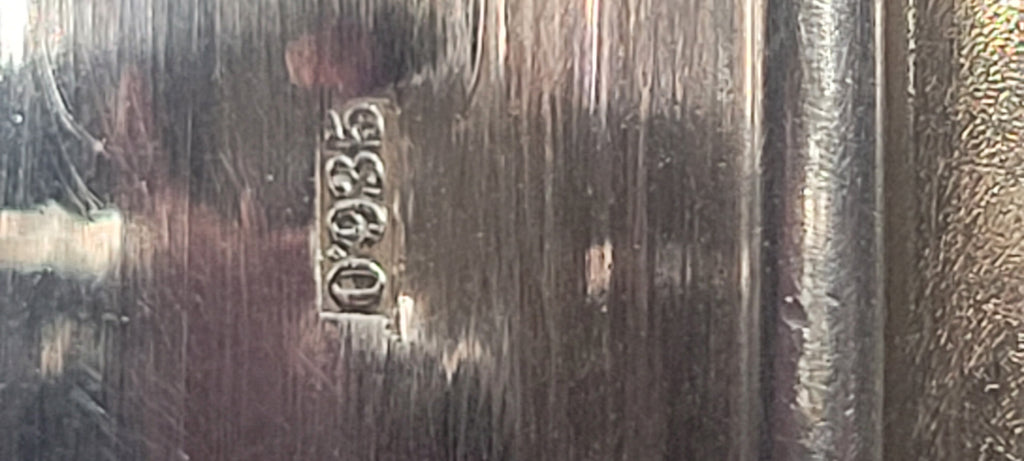 Antique 935 Silver Twin Handle Cup 194g Austria-Hungary “Diana Head” Mark