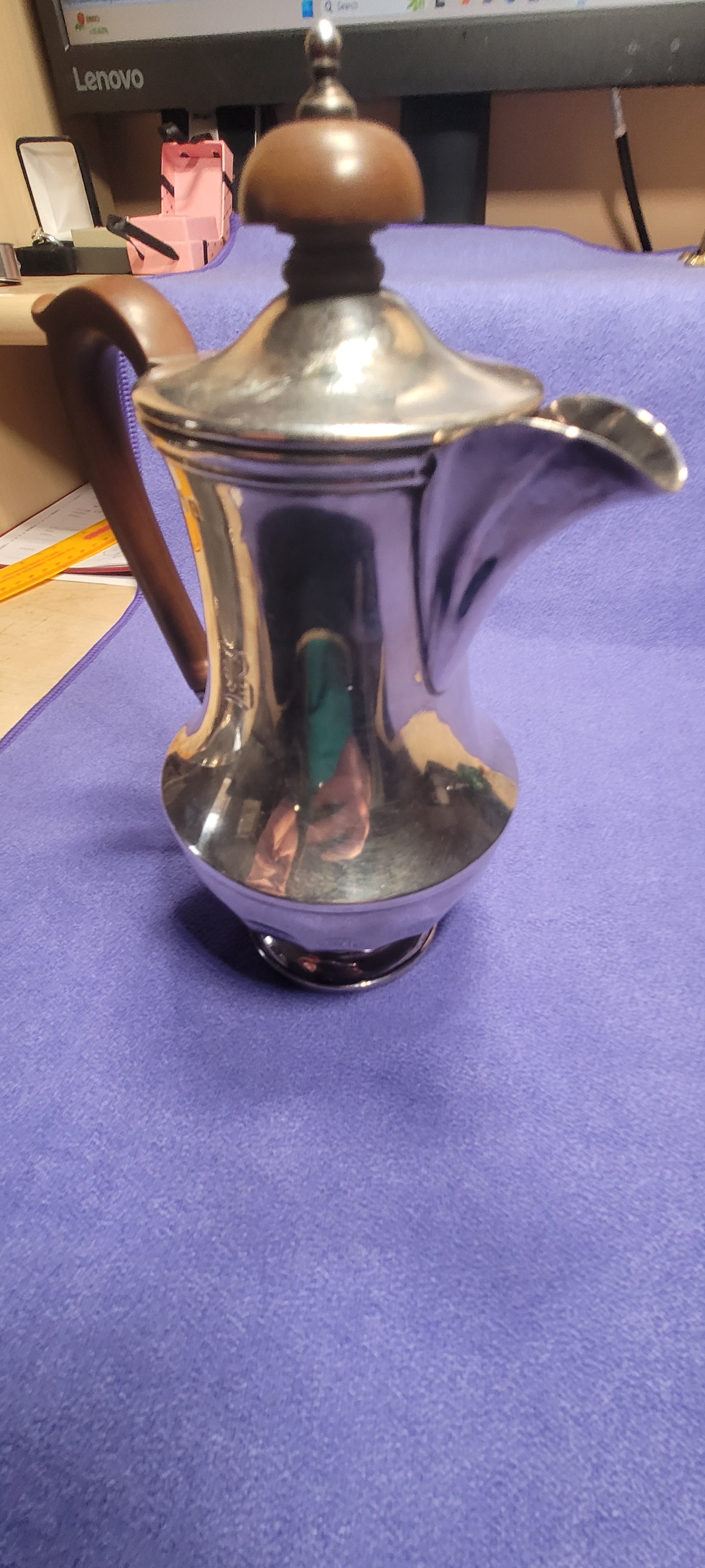 Sterling Silver  Jug, Birmingham , 396g , 1933 , Unknown Maker