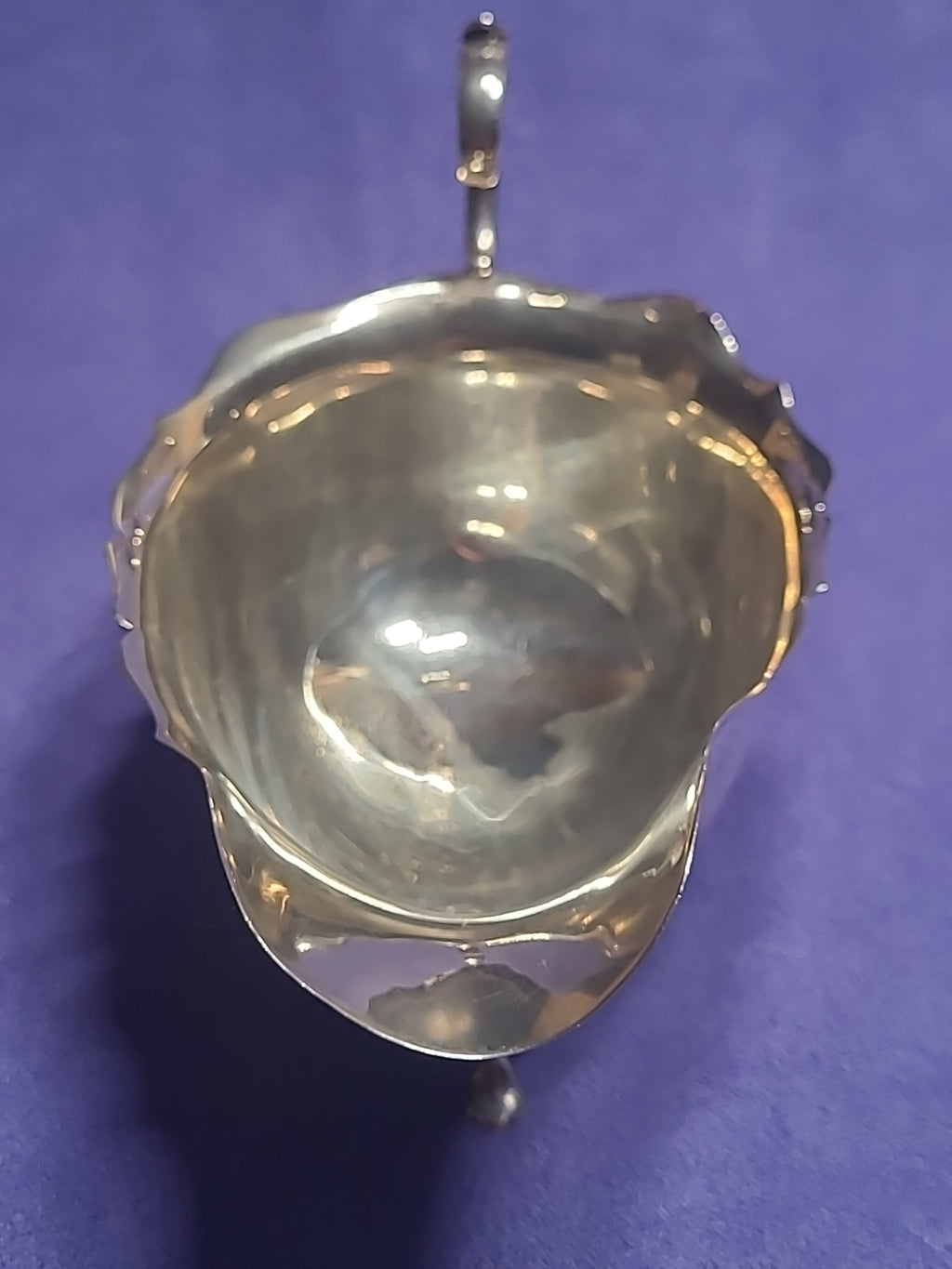 Antique Sterling Silver Gravy Boat 95g Birmingham 1915 Horace Woodward & Co Ltd