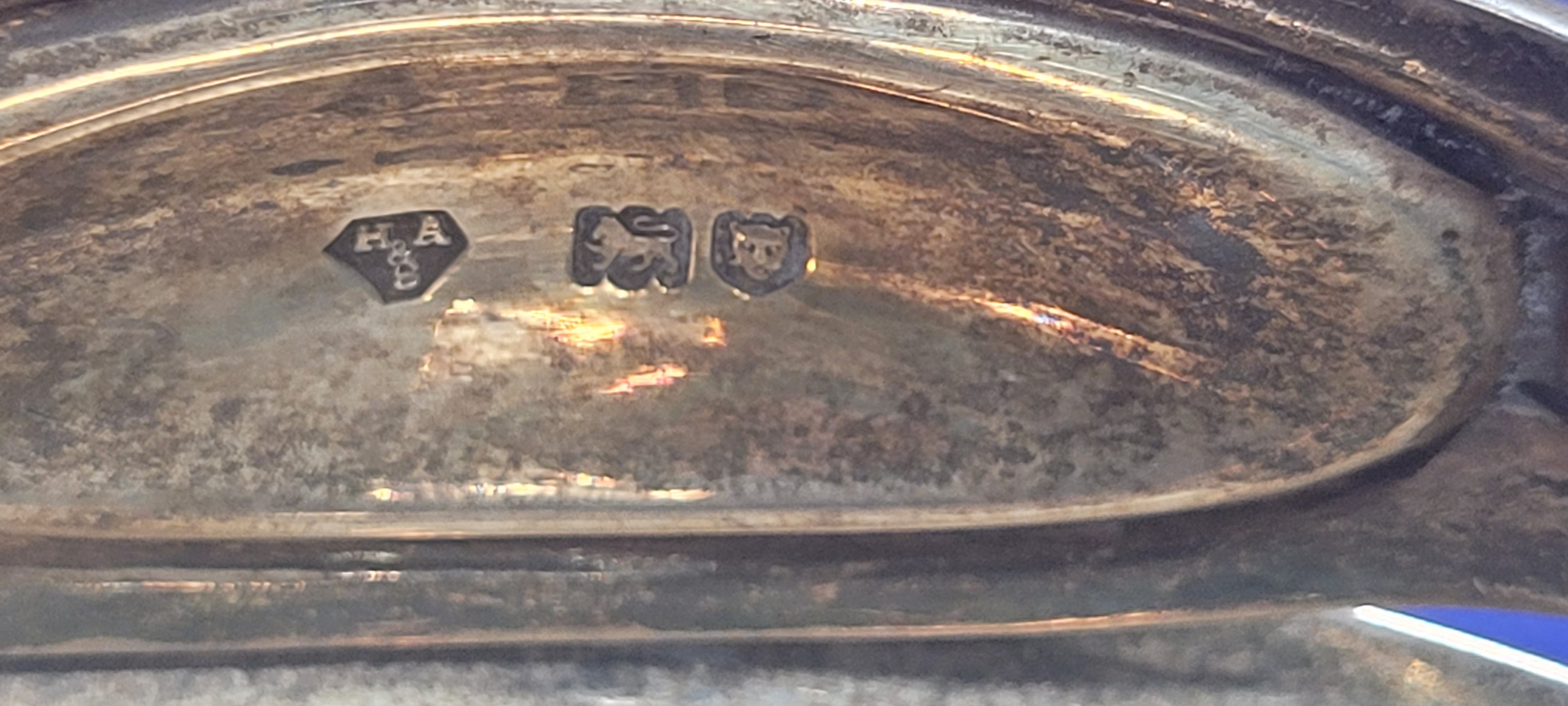 Solid Silver Fruit Handled Basket,Holland Aldwinckle & Slater,London,344g ,1909